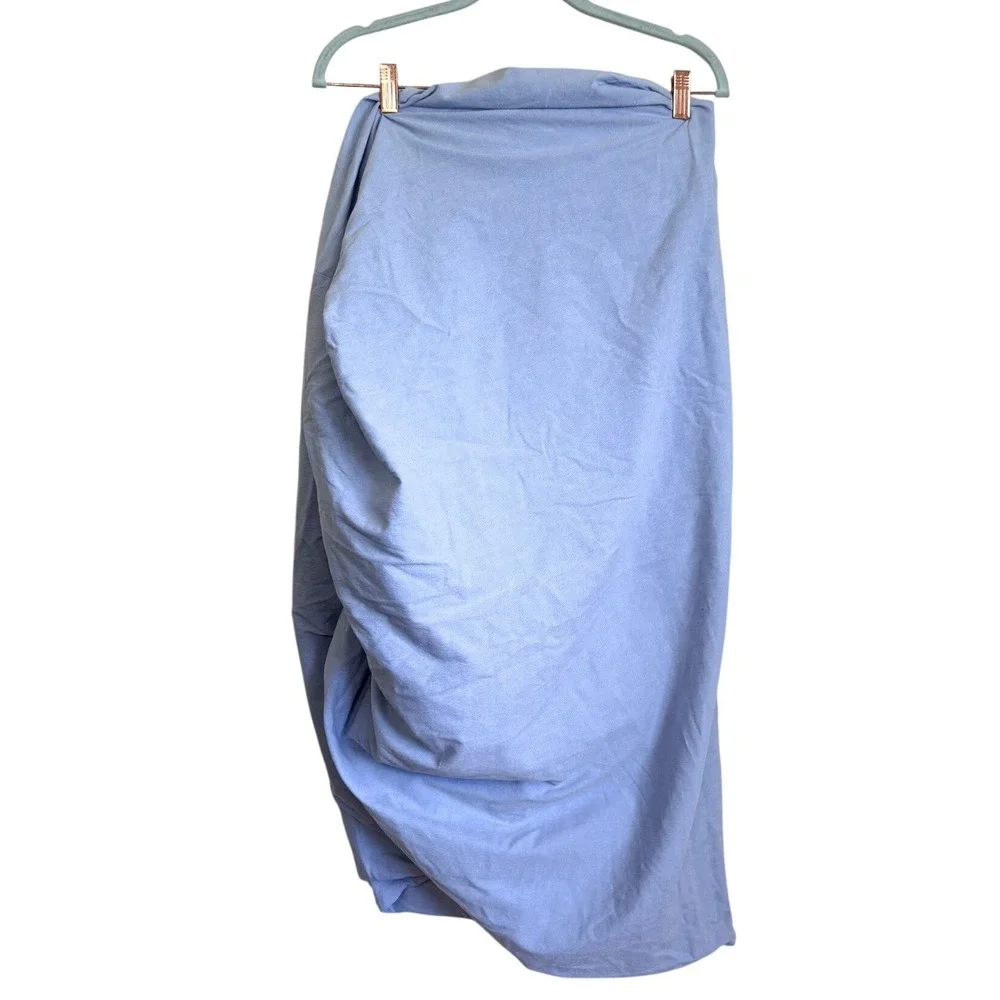 Williams Sonoma Oxford Cotton Fitted Sheet Twin Light Blue Bedding Portugal